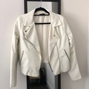 White Leather Jacket